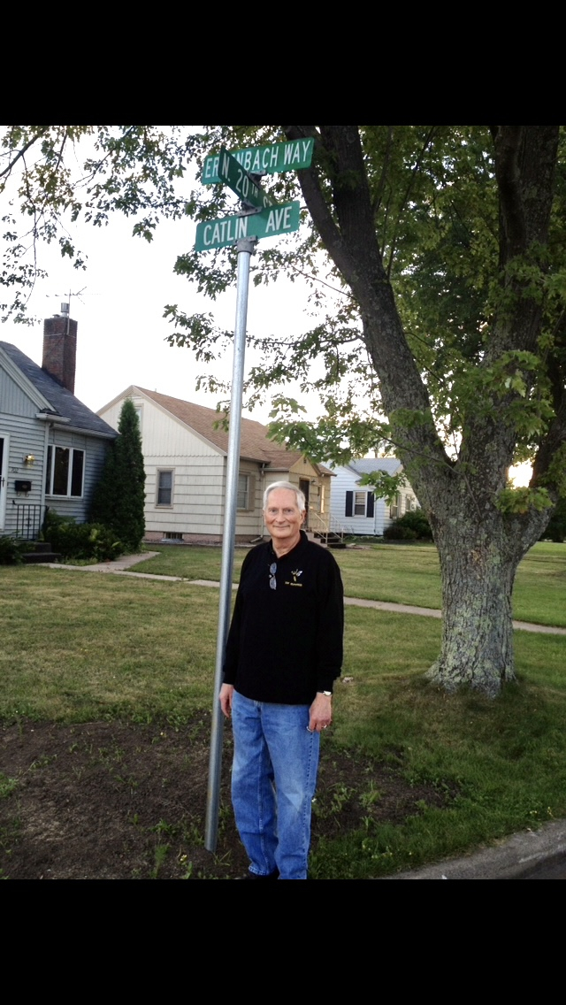 Photo taken on 7/10/2021 on Erlenbach Way-Catlin Ave., University of Wisconsin-Superior where I had served as Chancellor from 1996-2010. Taken by my wife. Becky.