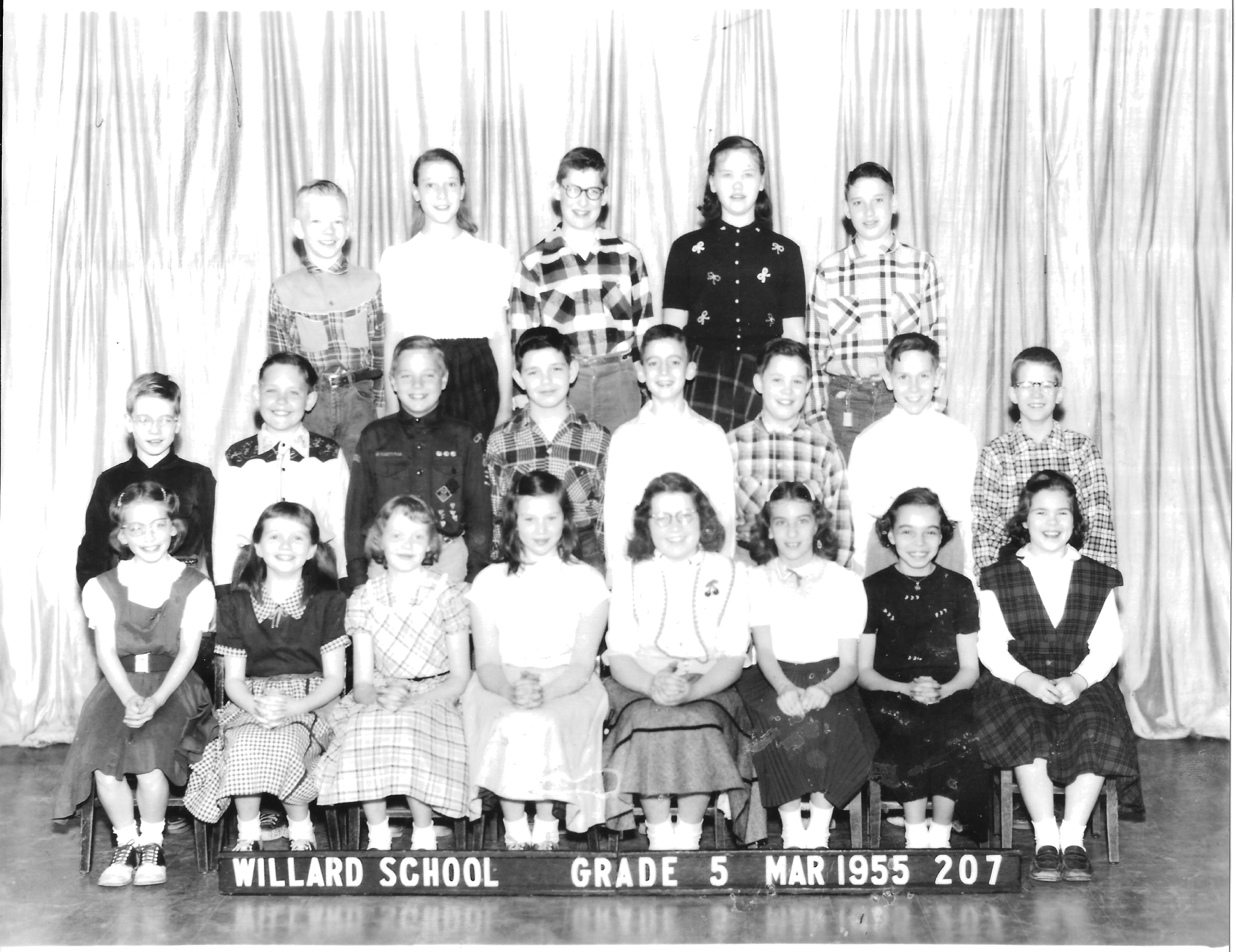 Willard School, Grade 5, 1955